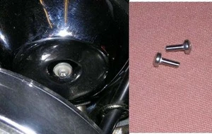 Kawasaki Z650/Z750/Z900/Z1000 - Clock Bottom Screws - Stainless Steel - Picture 1 of 1