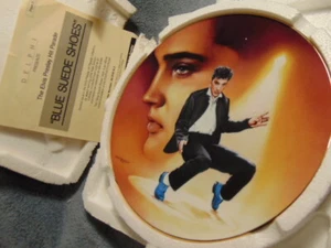 Elvis Presley Delphi Collector Plate HIT PARADE #2 BLUE SUEDE SHOES - Bild 1 von 2