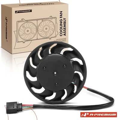 Conjunto de ventilador de refrigeración del radiador del motor trasero izquierdo para Porsche 718 Boxster 2017-2022 Foto 1 de 4