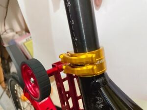 Litepro 40mm+ 34.9mm Double QR Seatpost Locker Ti Bolt for Birdy 2 /3 Fold Bike