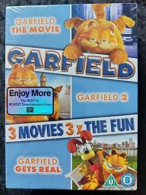 GARFIELD TRILOGY DVD BOX SET**3 MOVIES**2008 NEW & SEALED  - Image 1 of 3