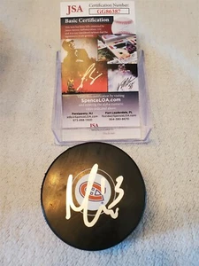 MAX DOMI signed CANADIENS puck JSA COA - Picture 1 of 2
