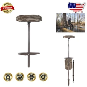 Durable Powder-Coated Aluminum Hunting Seat with Adjustable Height for Stability - Picture 1 of 9