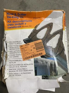 Frost King 120 Volt 60 ft. Dach- und Dachrinnenenteisungskabelsatz in schwarz - Bild 1 von 2