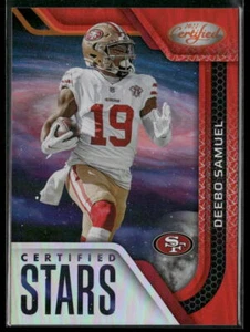 Espejo naranja #/149 2022 certificado Panini #CS-19 Deebo Samuel estrellas #/149 - Imagen 1 de 2