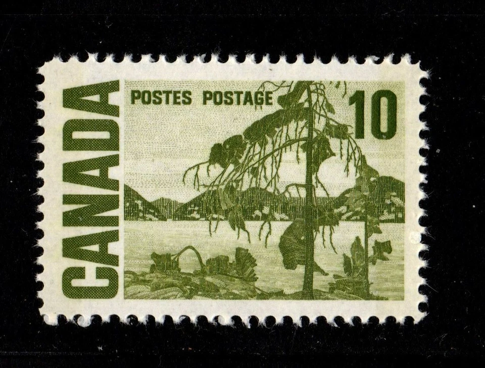 CANADA NO 462p,W2B, HB, CENTENNIAL HIGH VALUES: JACK PINE,  MINT NH - Image 1 of 1