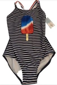 Girls 1 Pc Swimsuit Nwt Size L 10/12 Usa - Picture 1 of 2