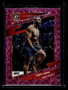 2022 Donruss Optic UFC Ciryl Gane #40 Pink Velocity /79 - Picture 1 of 2