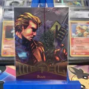 Blaze 1995 Fleer Marvel Metall #57 Karte - Bild 1 von 10