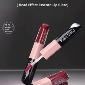Double Effect Essence Lip Glaze Matte Double Head Mirror Water Gloss Lip G GTR3 - Picture 1 of 19