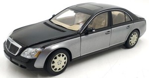 Autoart 1/18 Scale Diecast 76151 - Maybach 57 SWB - Black/Grey