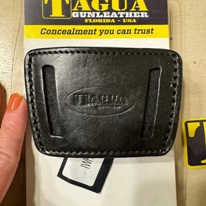 TAGUA IWH-001 Inside the Waist Universal Small Frame Holster Ambi Leather Black - Picture 1 of 5