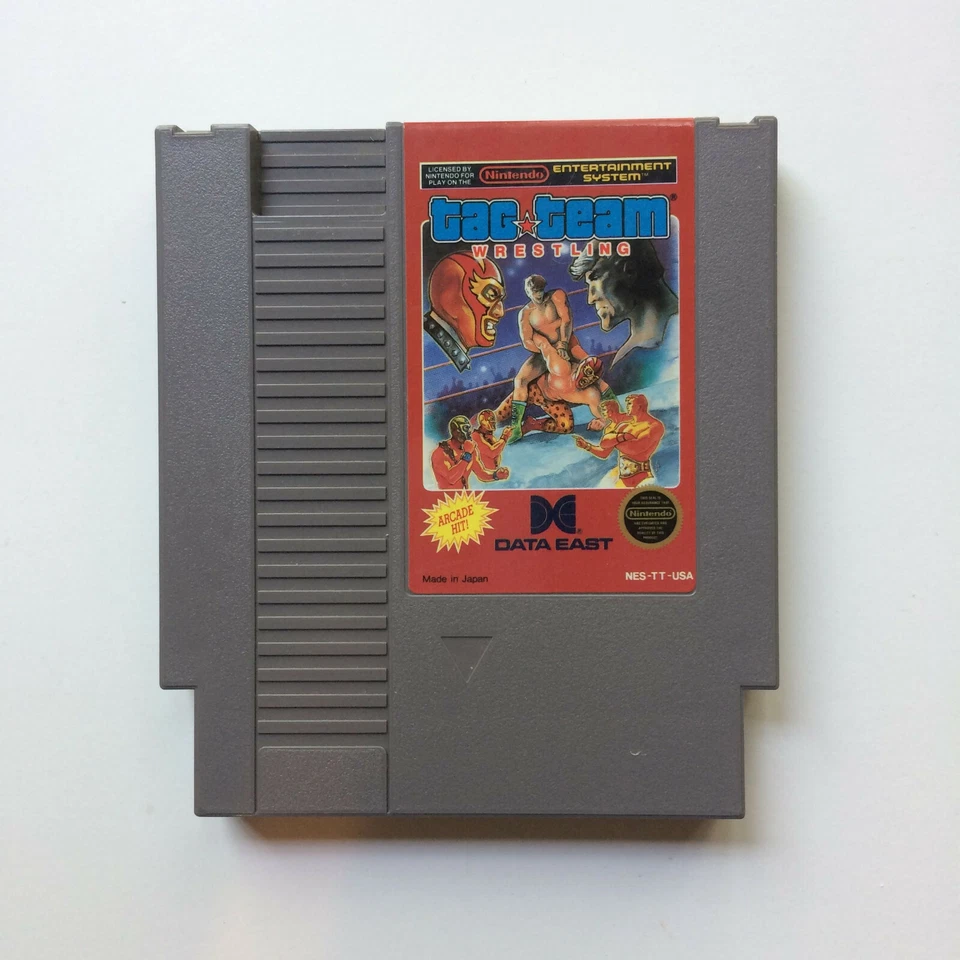 Tag Team Wrestling (Nintendo NES, 1986) loose video game cartridge (Data East) - Image 1 of 1