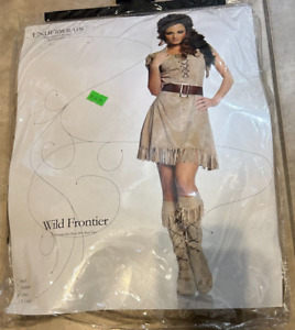 Wild Frontier Native American Western Mini Dress Underwraps Costume Womens XL