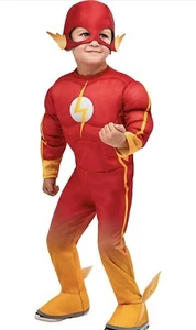 Rubie's DC Comics League The Flash Kids Costume Toddler 2T - Picture 1 of 5