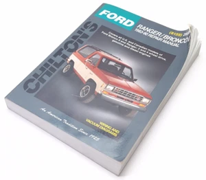 Chiltons Repair Manual #26686 Ford Ranger/Bronco II 1983-90 2 & 4 Wheel Drive GC - Picture 1 of 5