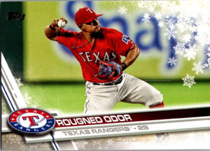 2017 Topps Holiday Rougned Odor #HMW34 Texas Rangers Baseball Card