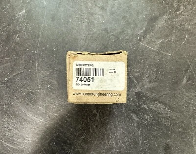 Banner Engineering M18GRY2PQ Proximity Sensor NEW - Image 1 of 2