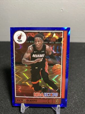 2021-22 Panini NBA Hoops Victor Oladipo Blue Explosion #/59 Miami Heat - Image 1 of 2