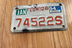 1994 Florida Motorcycle license plate - Picture 1 of 1