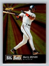 1996 Score Big Bats Insert Barry Bonds #6 San Francisco Giants Baseball Card