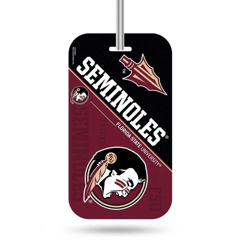 Florida State Seminoles Luggage ID Tag [NEW] NCAA Travel Bag Duffel Plane Cover