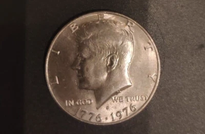 1776-1976-D Kennedy Bicentennial Half Dollar 50 Cent Coin Rare Great Condition - Image 1 of 4