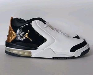 Nike Air Jordan Big Fund Premium White Metallic Gold Men’s Size 12 CI2216100 NEW - Picture 1 of 8