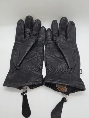 Harley Davison Women's Riding Golves Black Leather Size Small. - Image 1 of 4