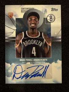 2025-26 Topps Basketball Drake Powell RC Auto CONTEMPORARY MARKS Nets #CM-DP - Picture 1 of 3