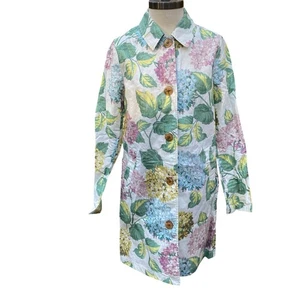Chaqueta Anthropologie Hortensia Talla Pequeña Primavera Floral Jardín  - Imagen 1 de 6