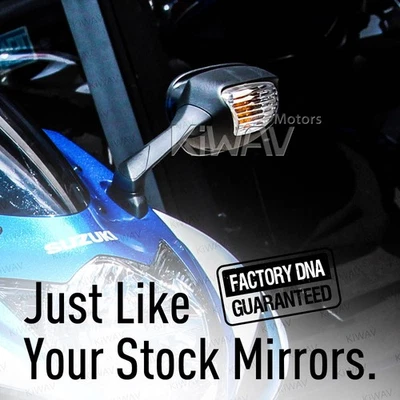 Comme spec d'OEM noir LED rétroviseur pour Suzuki GSX-R750 '12 GAUCHE x1 - Photo 1/4