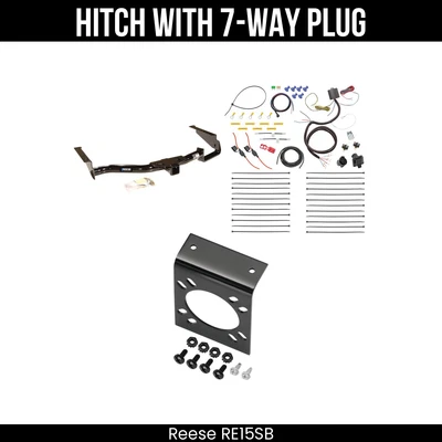 拖车挂接 + 7 路接线适用于 06-08 雷克萨斯 RX400h 33075 2 英寸接收器 3 级 — 第 1/4 张图片