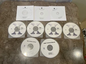 Lot de 6 disques de remplacement Apple Mac OS X 10.4 Tiger, OS X 10.5.6, AppleWorks - Photo 1/4