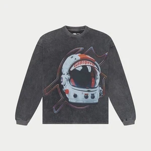 Camiseta Godspeed Hollywood Inferno LS (Lavado Azul) Auténtica Nueva Talla XS - XL - Imagen 1 de 3