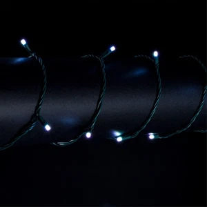 Vickerman 50 RGB Coaxial Wide Angle LED Light Set on Green Wire 25' Christmas... - Picture 1 of 1