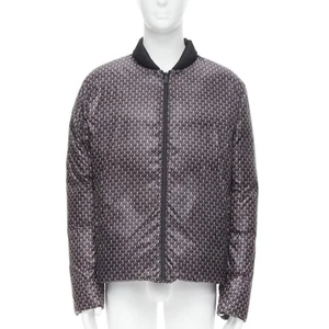 FENDI Reversible black Monster Bug Eye nylon goose down puffer jacket EU50 L - Picture 1 of 11