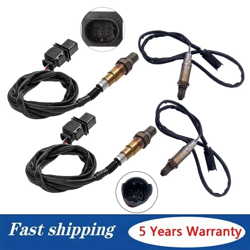 Sensor de oxígeno aguas arriba + aguas abajo 4 piezas para BMW X3 325CI 325I 525I 330I 530I 3,0 L Foto 1 de 4