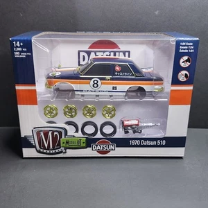 🔥 M2 Machines Model Kit GOLD Chase 1/500 1970 Datsun 510 🔥 - Picture 1 of 5