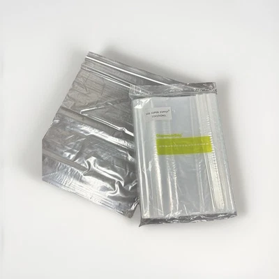 12"x15" Clear 2 Mil Zipper Bags Poly Plastic Reclosable Large Zip Storage 100PK! - Image 1 of 4