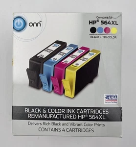 Versiegelte ONN 564XL Black & Color Tintenpatronen HP kompatibel - ungeöffnet - Bild 1 von 3