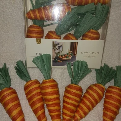 Carrot Centerpiece Decor. Vase Fillers. Lot Of 2 Boxes. 12pcs. Threshold  - Image 1 of 4