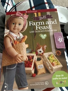 American Girl Farm And Feast Book Over50 Crafts To Make Brand New - Imagen 1 de 24