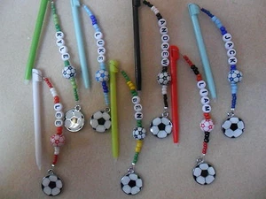 Personalisierter Ds Lite/Dsi Stift/Stylus Fußball Charm - Bild 1 von 1