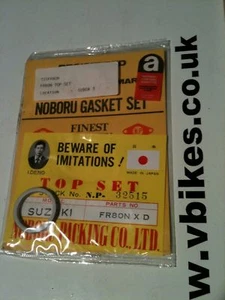 Noboru Top End Gasket Set Suzuki FR80 New NP32515  - Picture 1 of 1