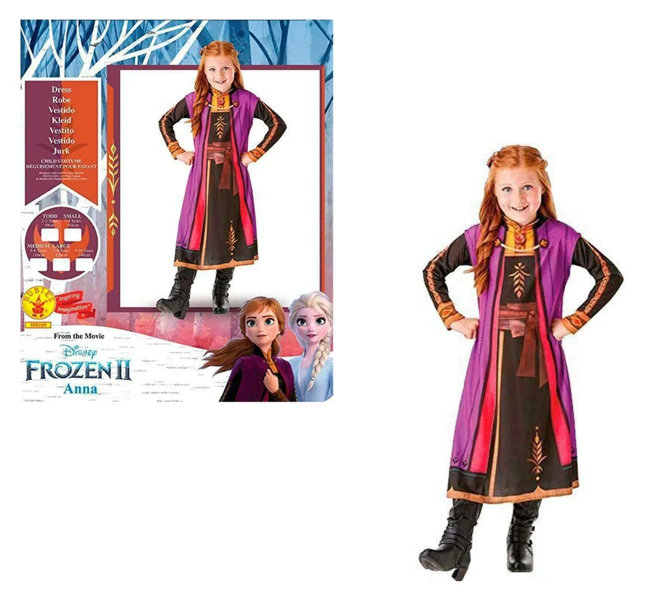 Costume Rubie's Anna La Reine Des Neiges 2 TG.S #G41 - Photo 1/1