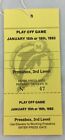 NFL 1983 01/16 Miami Dolphins Playoff Pressbox Level 3 Credentials vs. Chargers