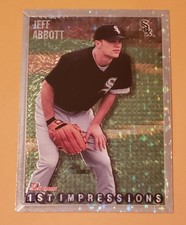 1995 Bowman Foil #243 Jeff Abbott RC Rookie Chicago White Sox