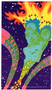 60 Oct 18-20 1968 KENSINGTON MARKET MC5 PG & E Grande Ballroom HANDBILL Postcard - Picture 1 of 2