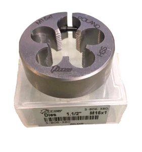 Nuevo troquel de rosca ajustable a tornillo redondo Toolmex M15 x 1.00 HSS - Imagen 1 de 4